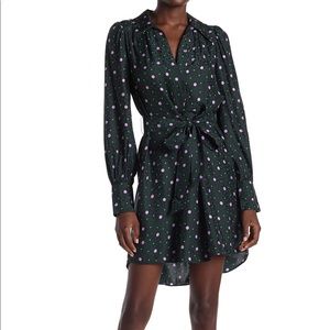 Kate spade pop dot silk shirtdress